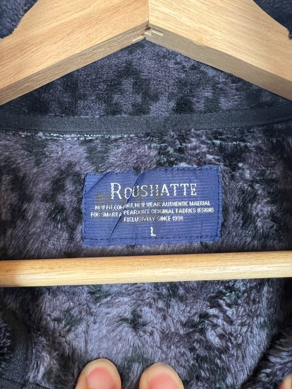 ROUSHATTE 패턴 플리스 자켓 L 상품이미지3