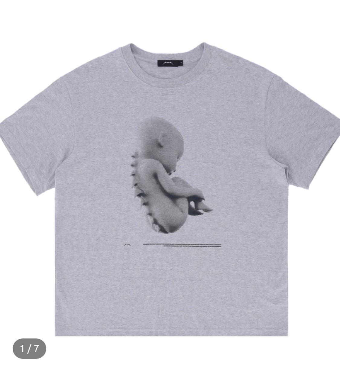 구매글 lumo t shirt멜란지 그레이 1사이즈 상품이미지1