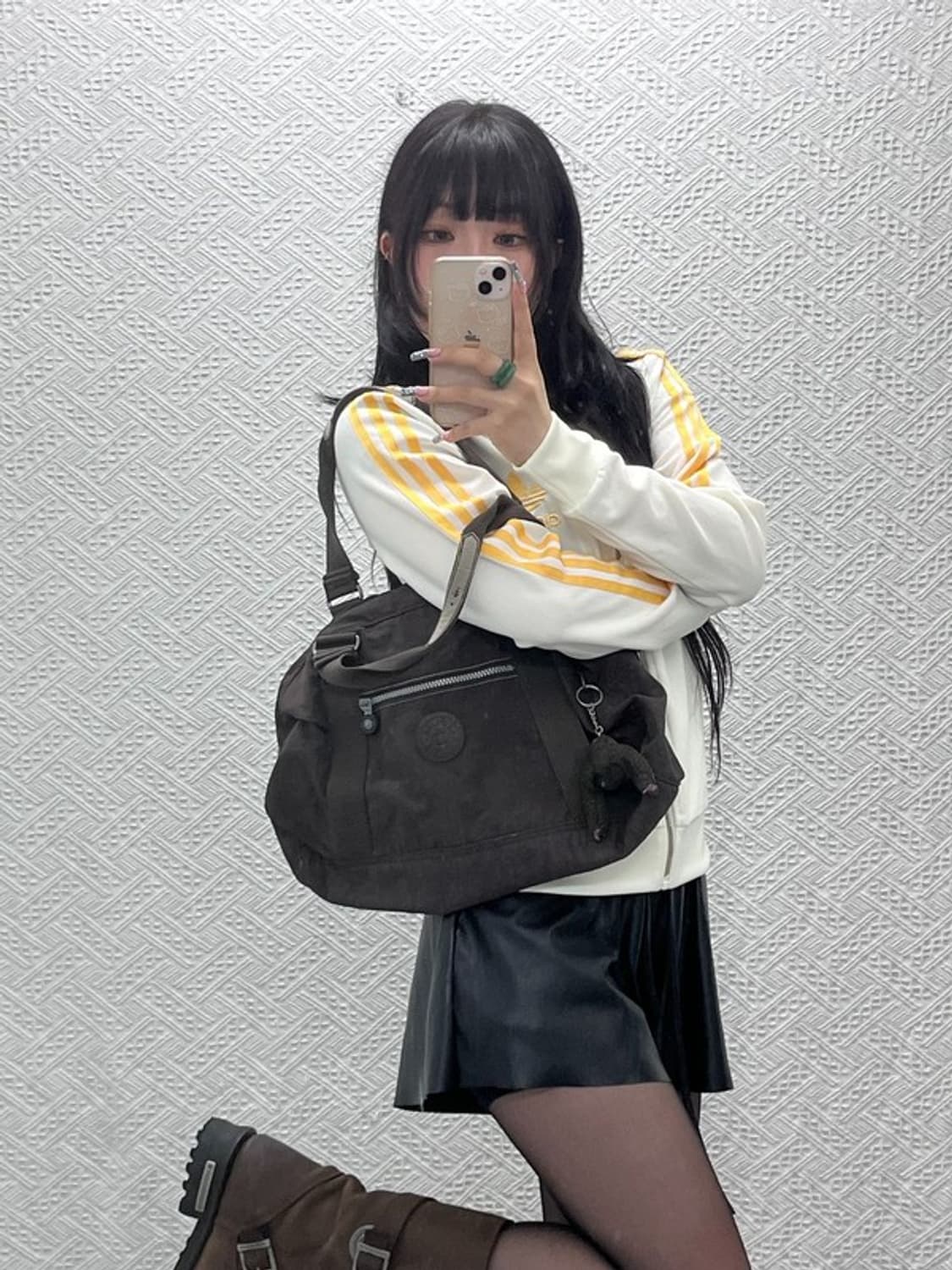 키플링 빈티지 캐주얼 키치 초코브라우니 보스턴백 C12649 상품이미지1