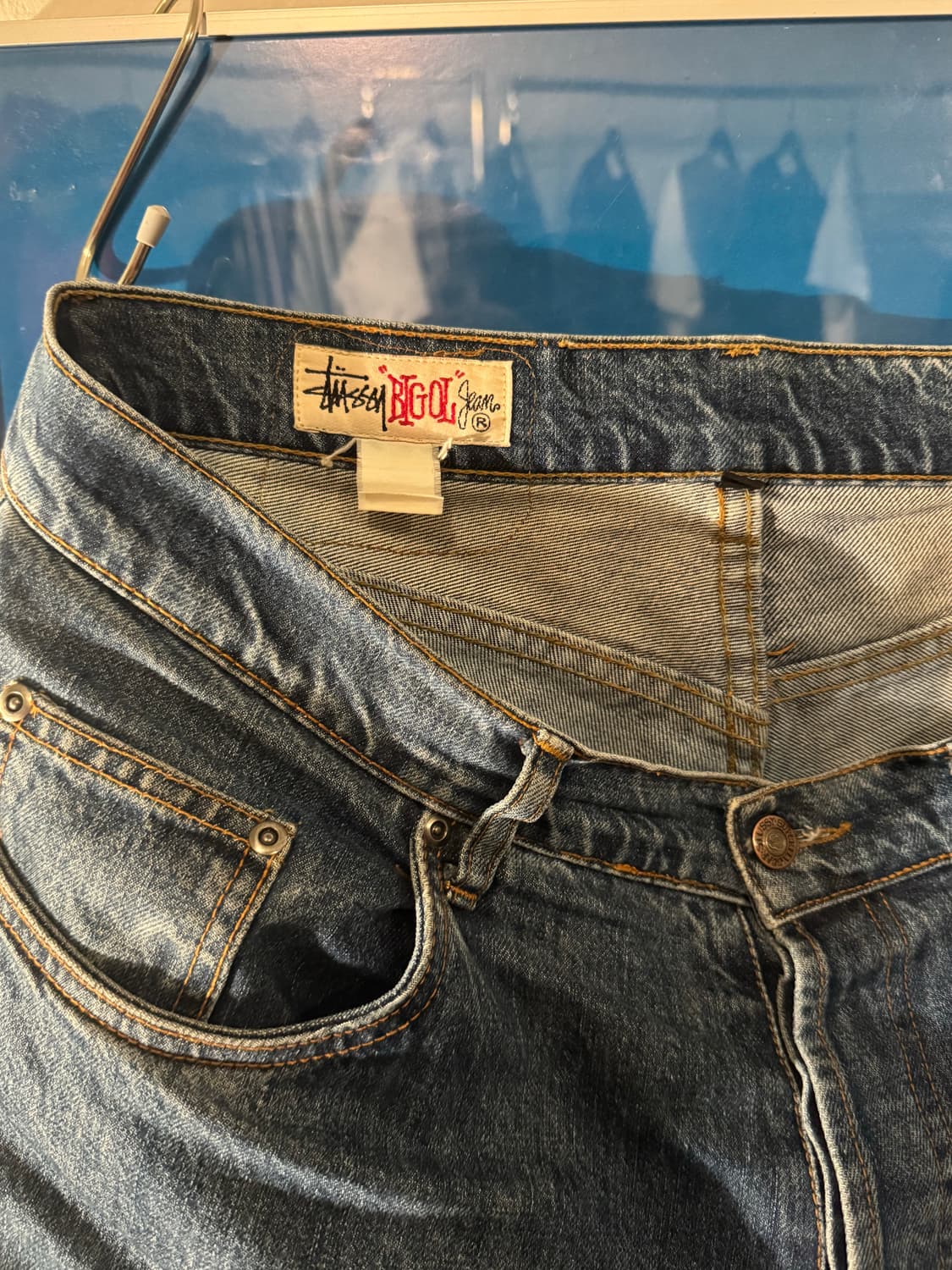 90s stussy BigoL jean (36) 상품이미지5