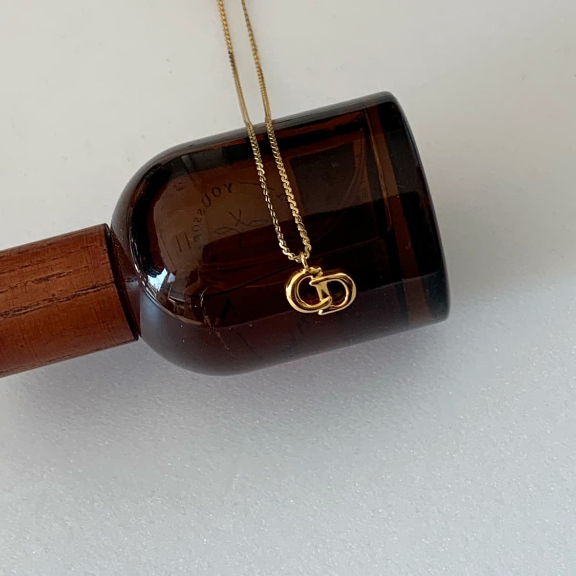 정품 빈티지 디올 로고 목걸이 상품이미지2
