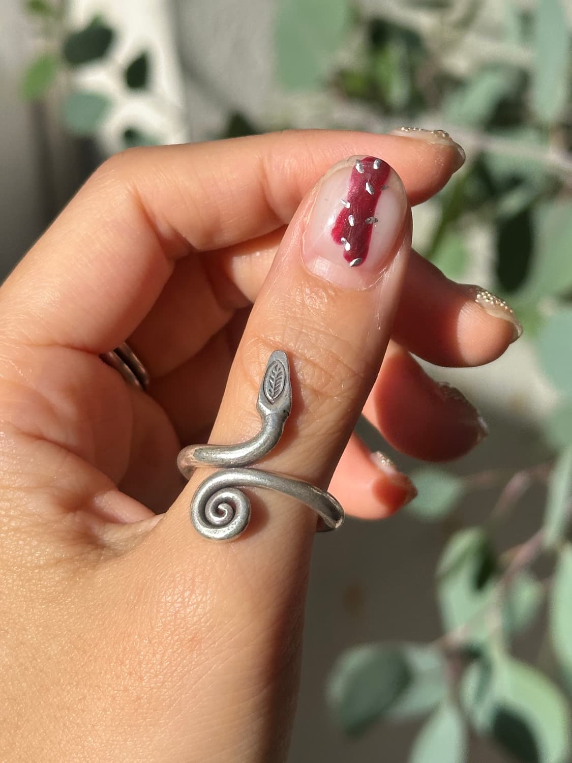 Snake Spiral Karensilver Ring⚕️ 상품이미지1
