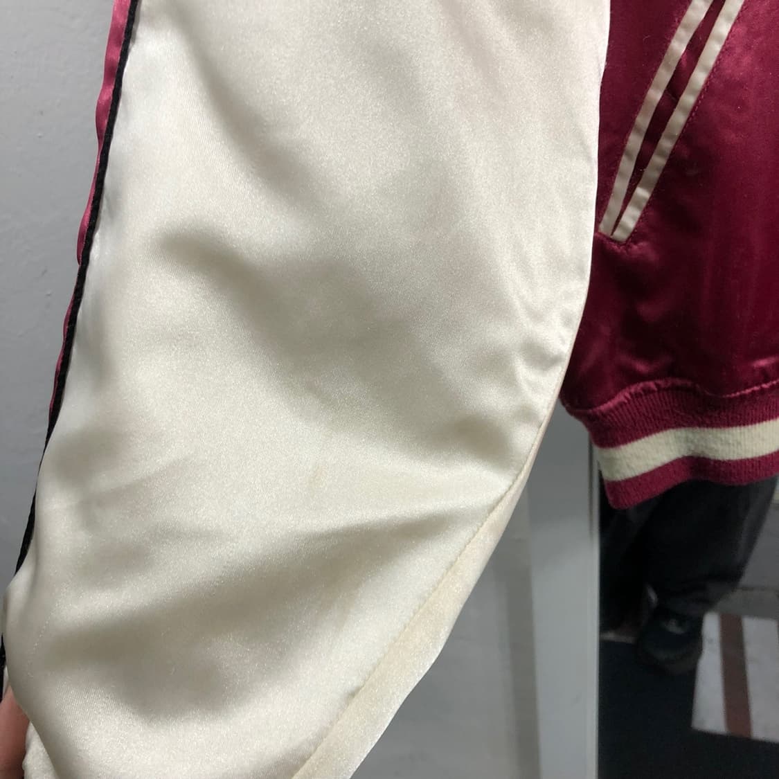 빈티지 사틴 자수 스카쟌 상품이미지8