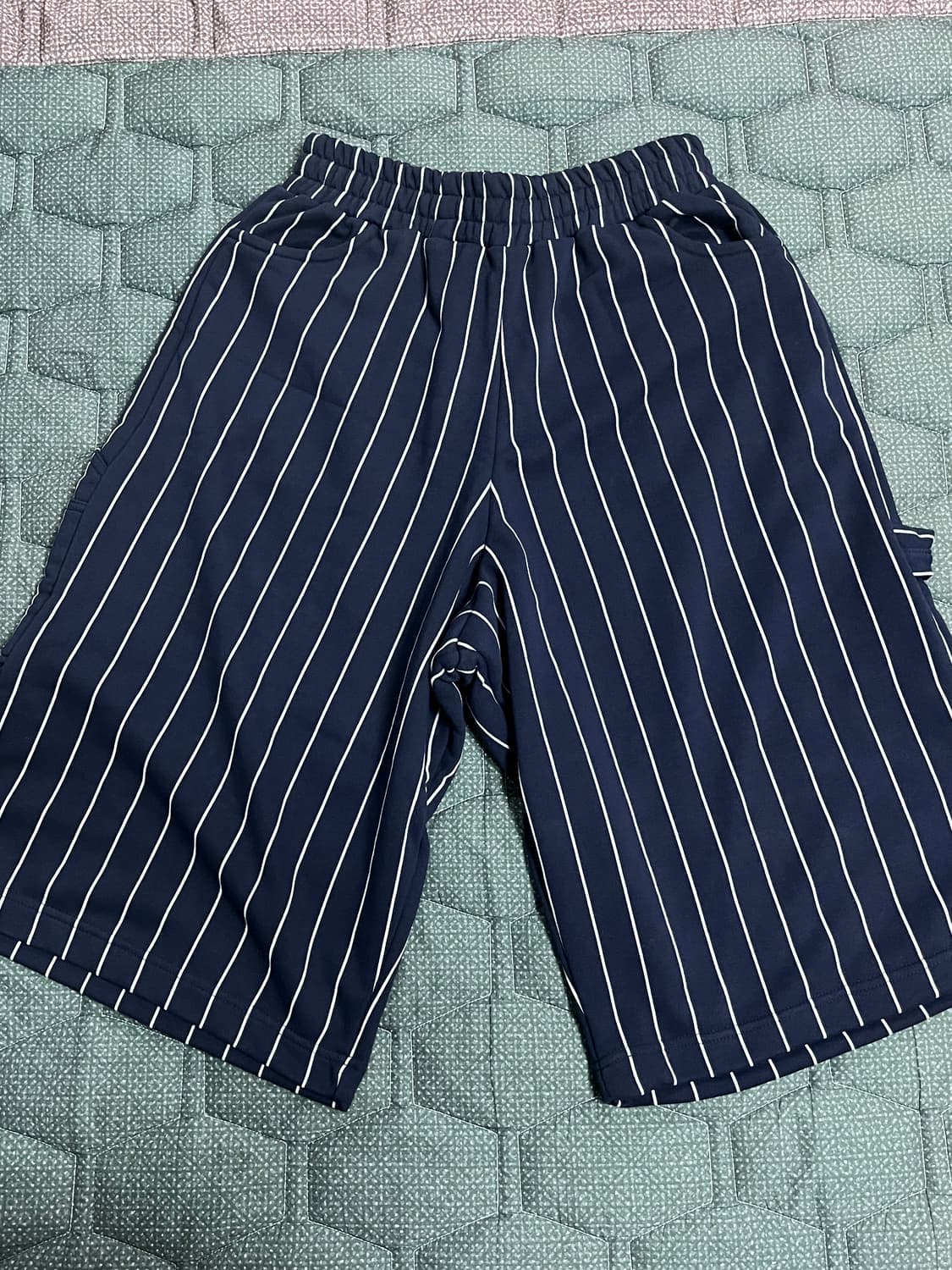 MJD TRSC 스트라이프 와이드 카펜터 버뮤다 상품이미지2