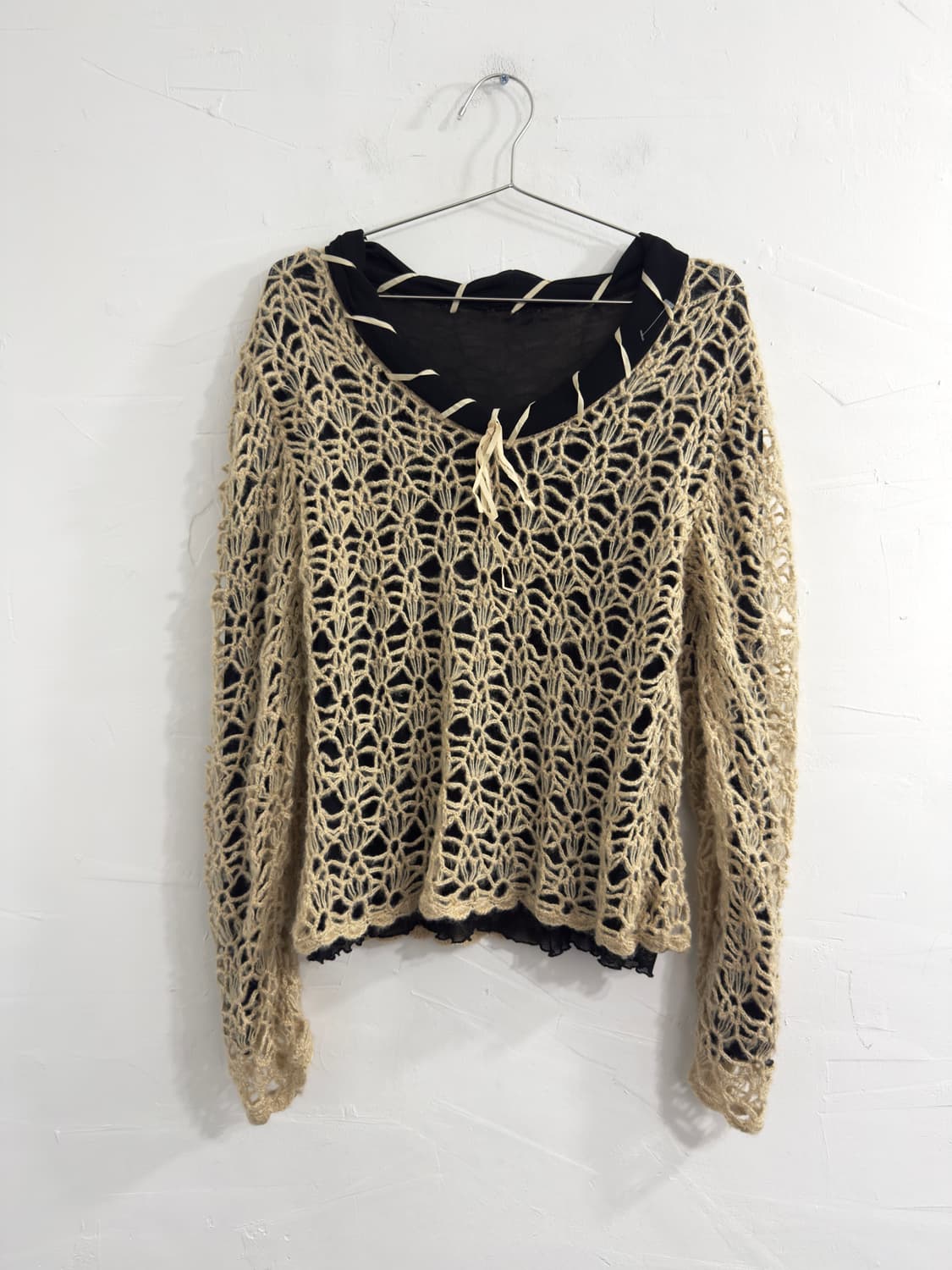 hjo net layered mesh top 상품이미지1