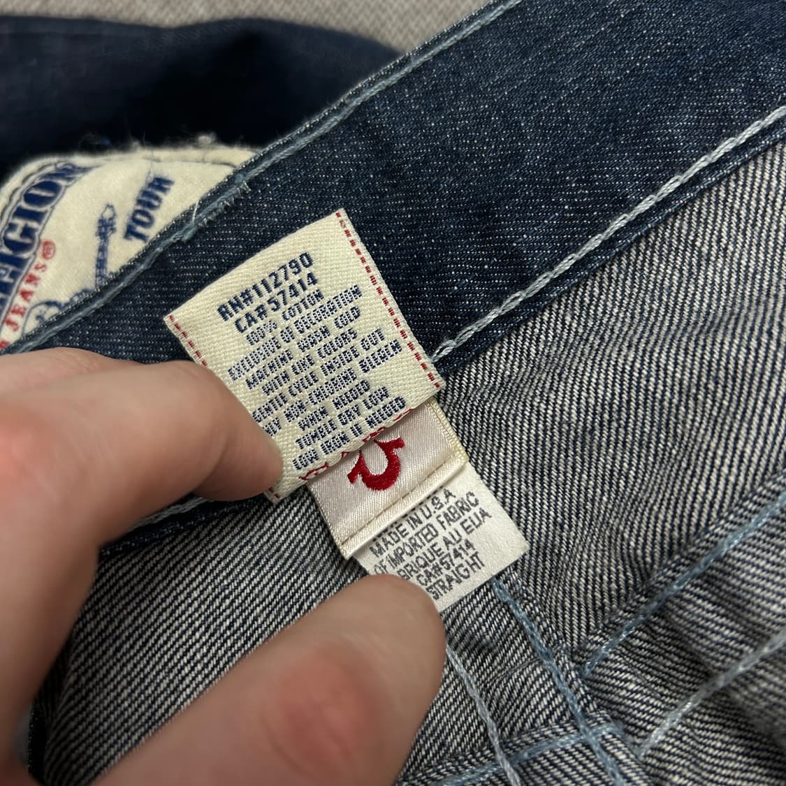 트루릴리전 섹션 스트레이트 데님팬츠(31) 상품이미지5