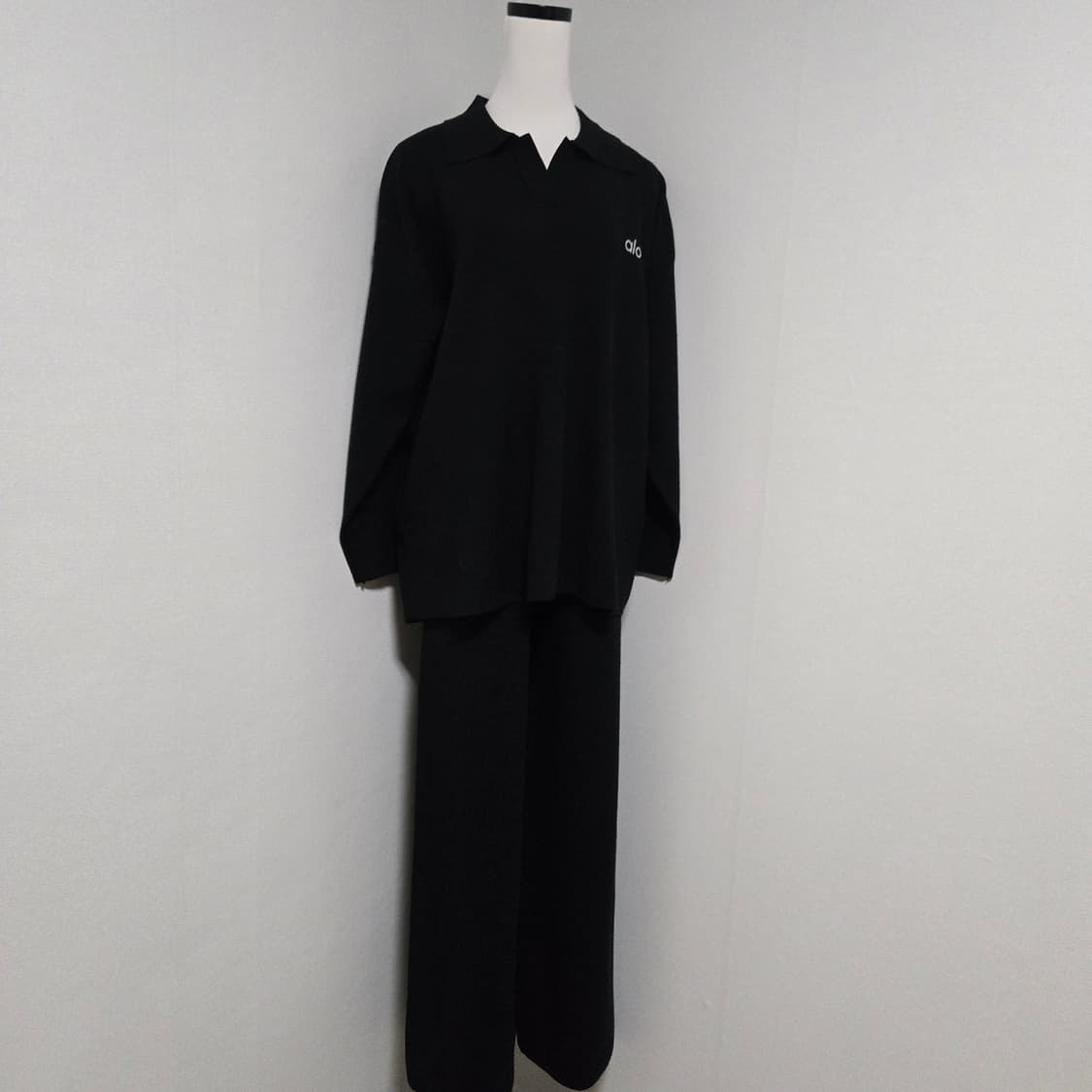 알로 블랙 니트 스카치로고 셋업 (새상품) 상품이미지7