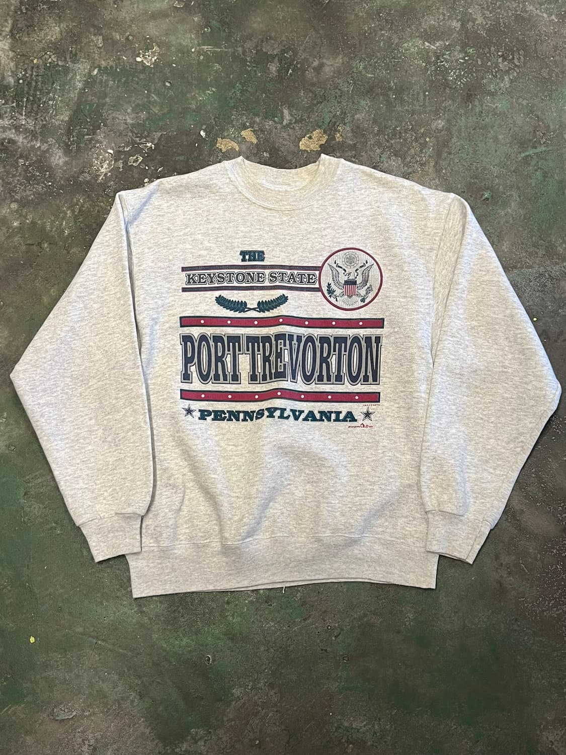 90's [L] 빈티지 헤인즈 맨투맨 USA 프린팅 맨투맨 스웻셔츠 상품이미지1