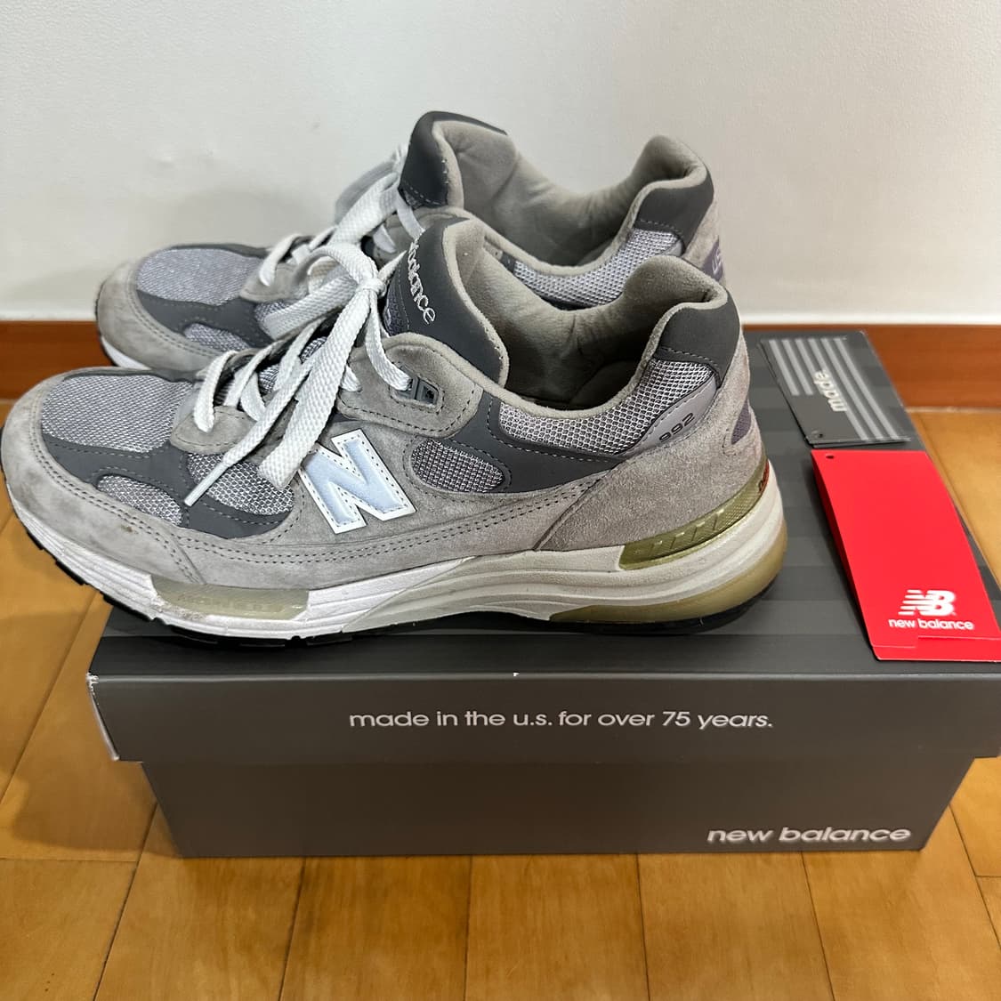 [275] 뉴발란스 992 그레이 상품이미지2