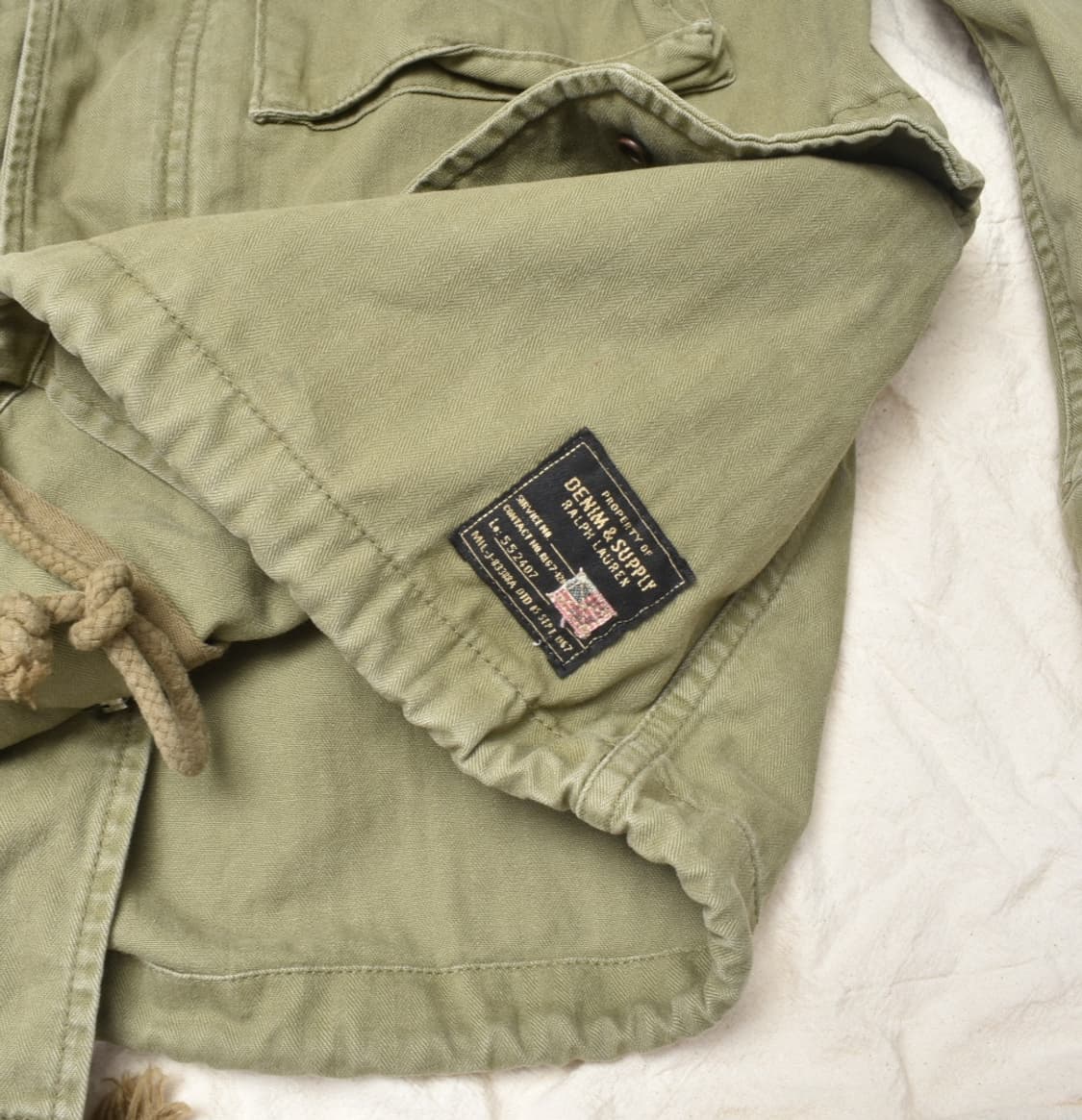 폴로 랄프로렌 데님앤서플라이 M65 야상 필드자켓 S N0714 상품이미지8