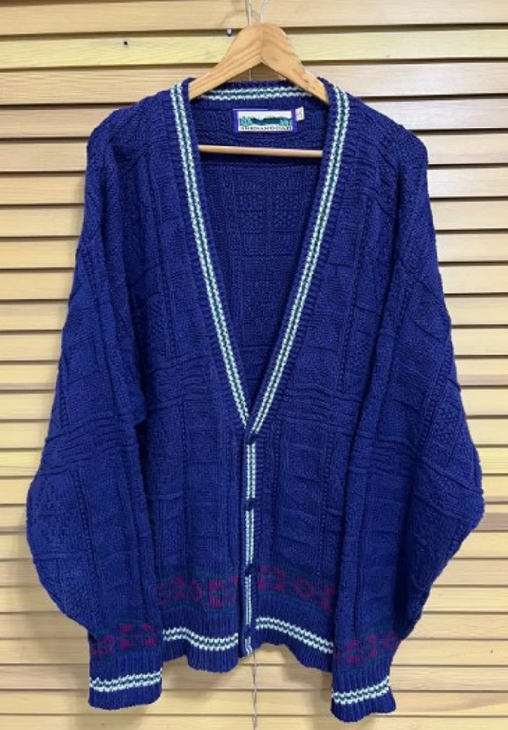 수입) SHENANDOAH 남성 오버핏니트가디건 made in USA 상품이미지2