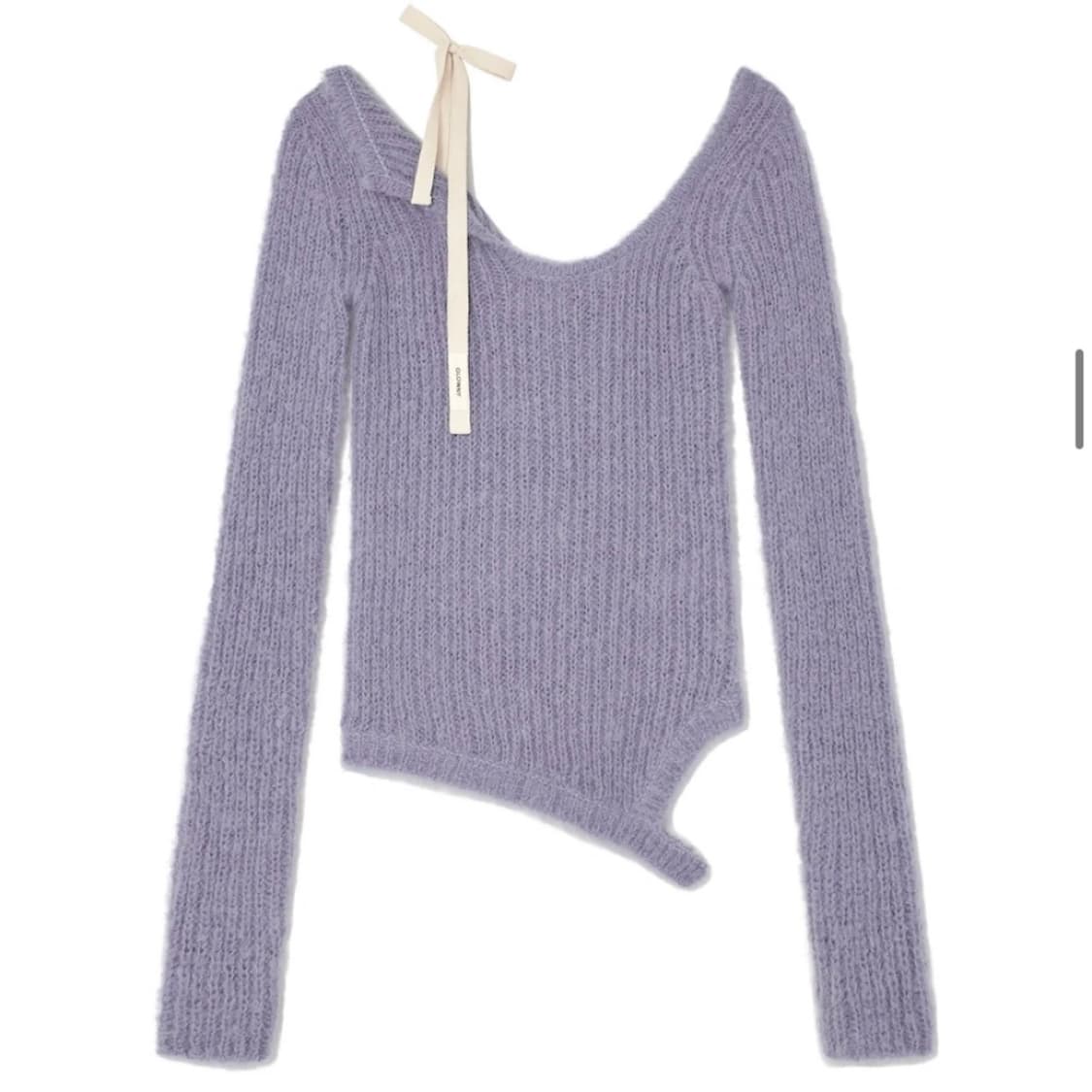 글로니 오프숄더 니트탑 애쉬퍼플 상품이미지1
