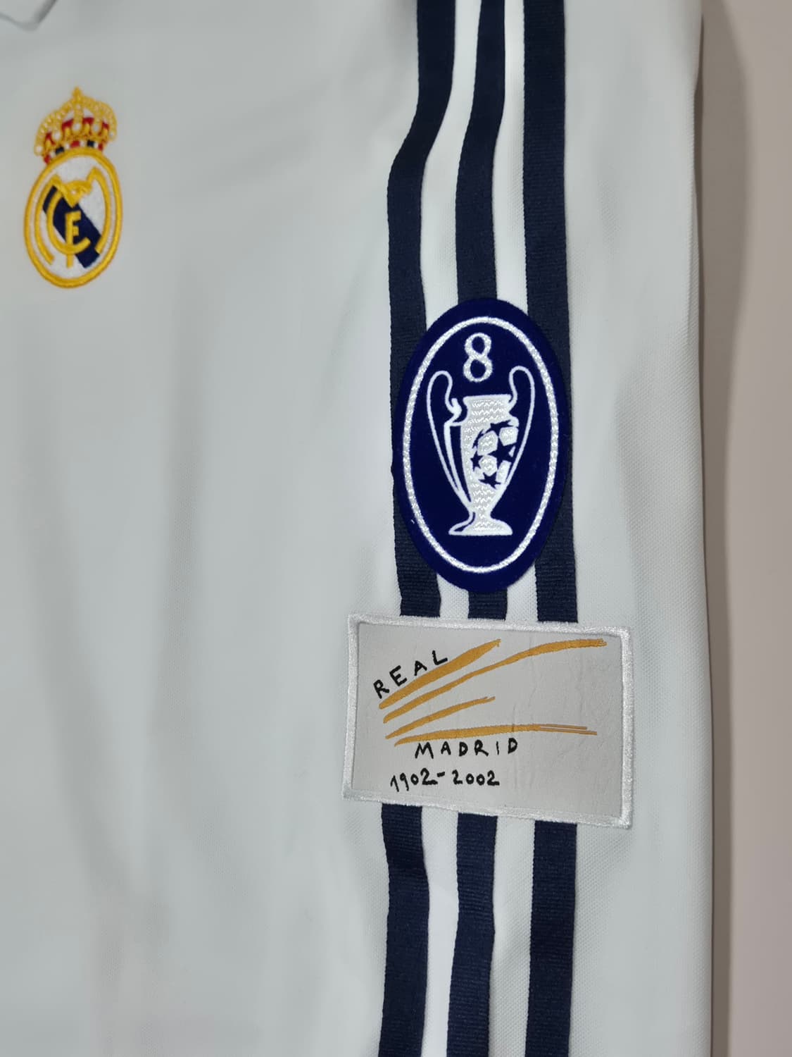 레트로)01-02시즌 지단 레알마드리드 긴팔유니폼 L사이즈 레플리카 상품이미지5