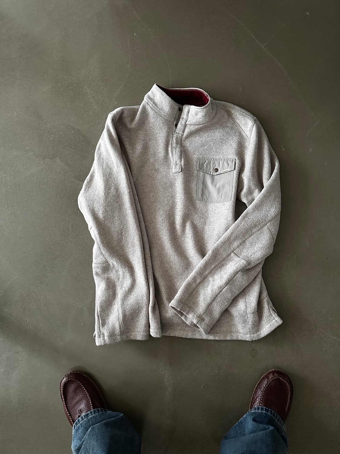 울리치 구형 하프스냅 풀오버 플리스 상품이미지4