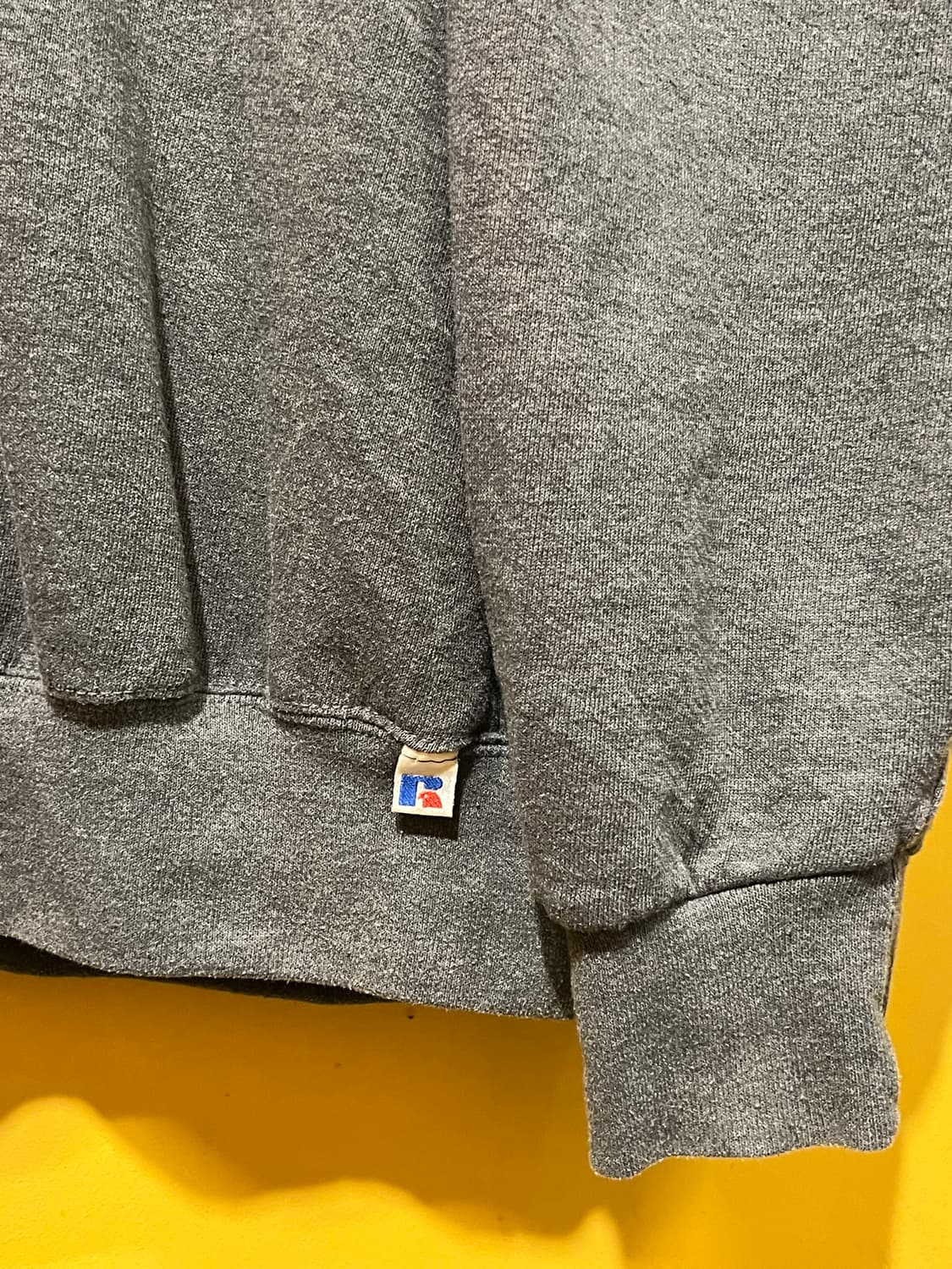90's [XL] 러셀 애슬레틱 베이직 그레이 맨투맨 기모 스웨트셔츠 상품이미지7