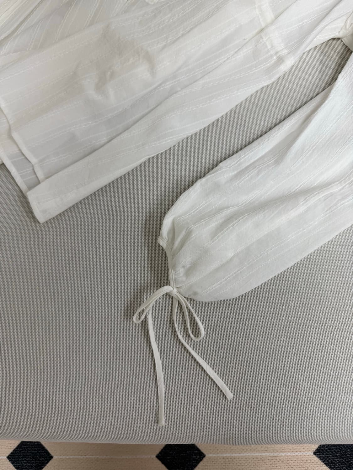 (새상품)RAIVE 스트링 셔츠 원피스 상품이미지7