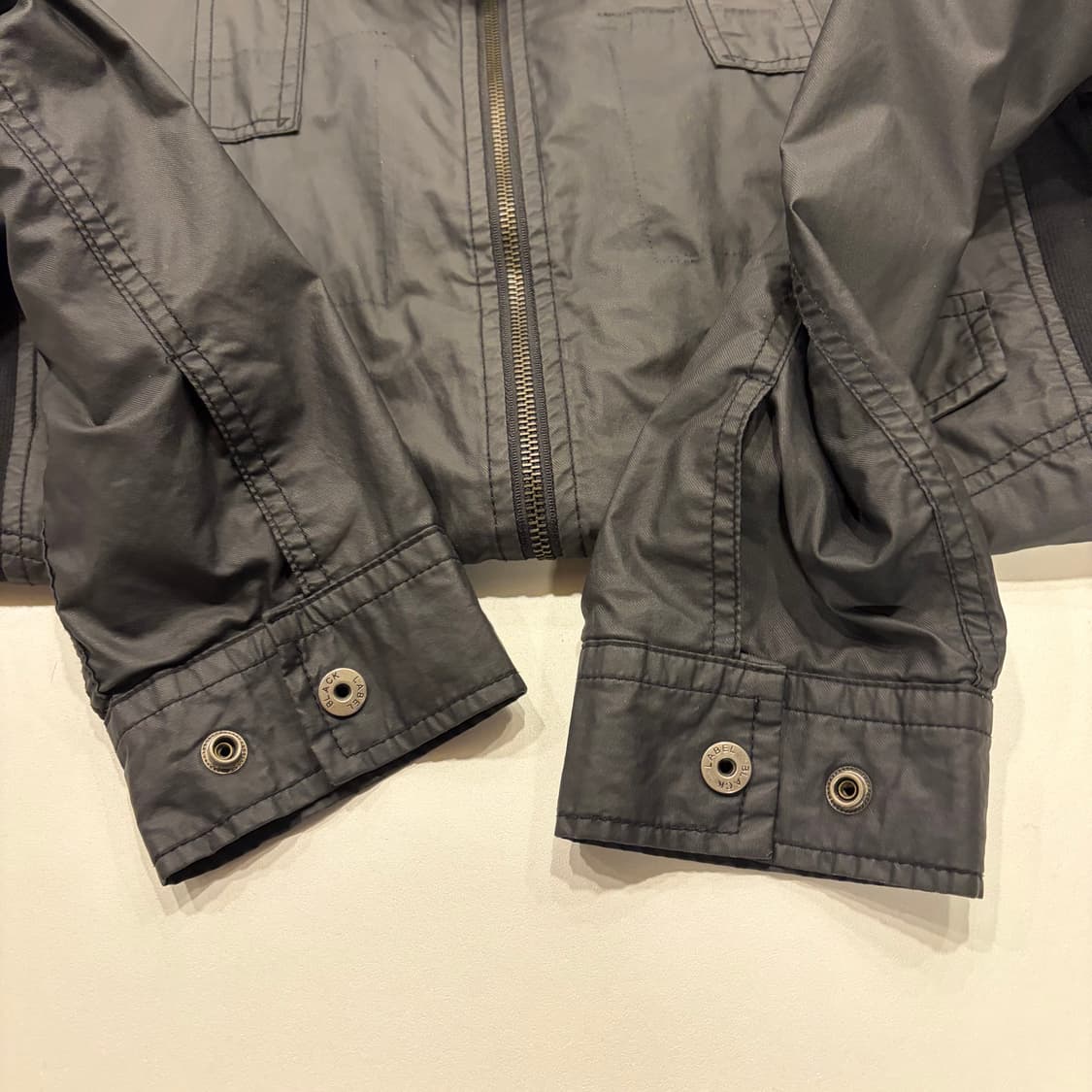 [50] 언더커버리즘 빈티지 블랙 바람막이 집업 자켓 B747 상품이미지7