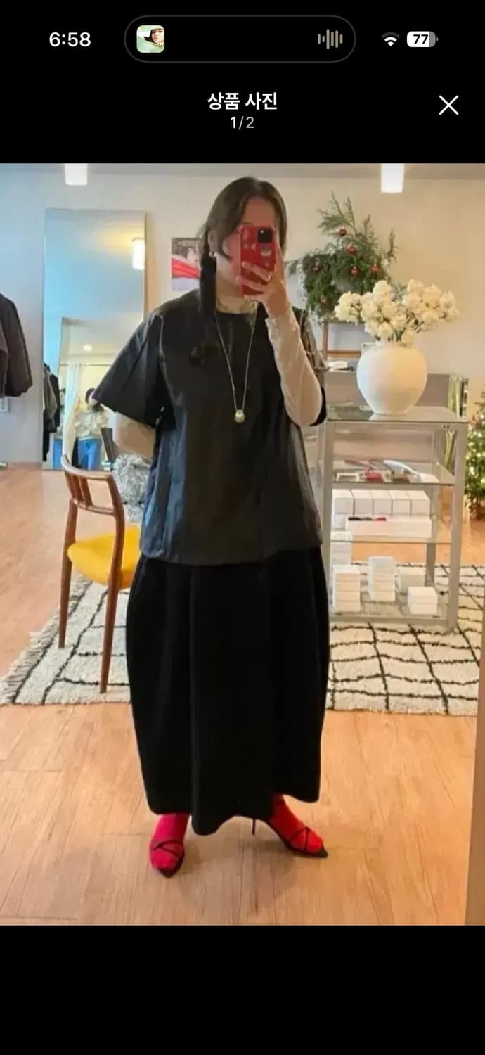 에토스 실루엣 드레스 상품이미지1