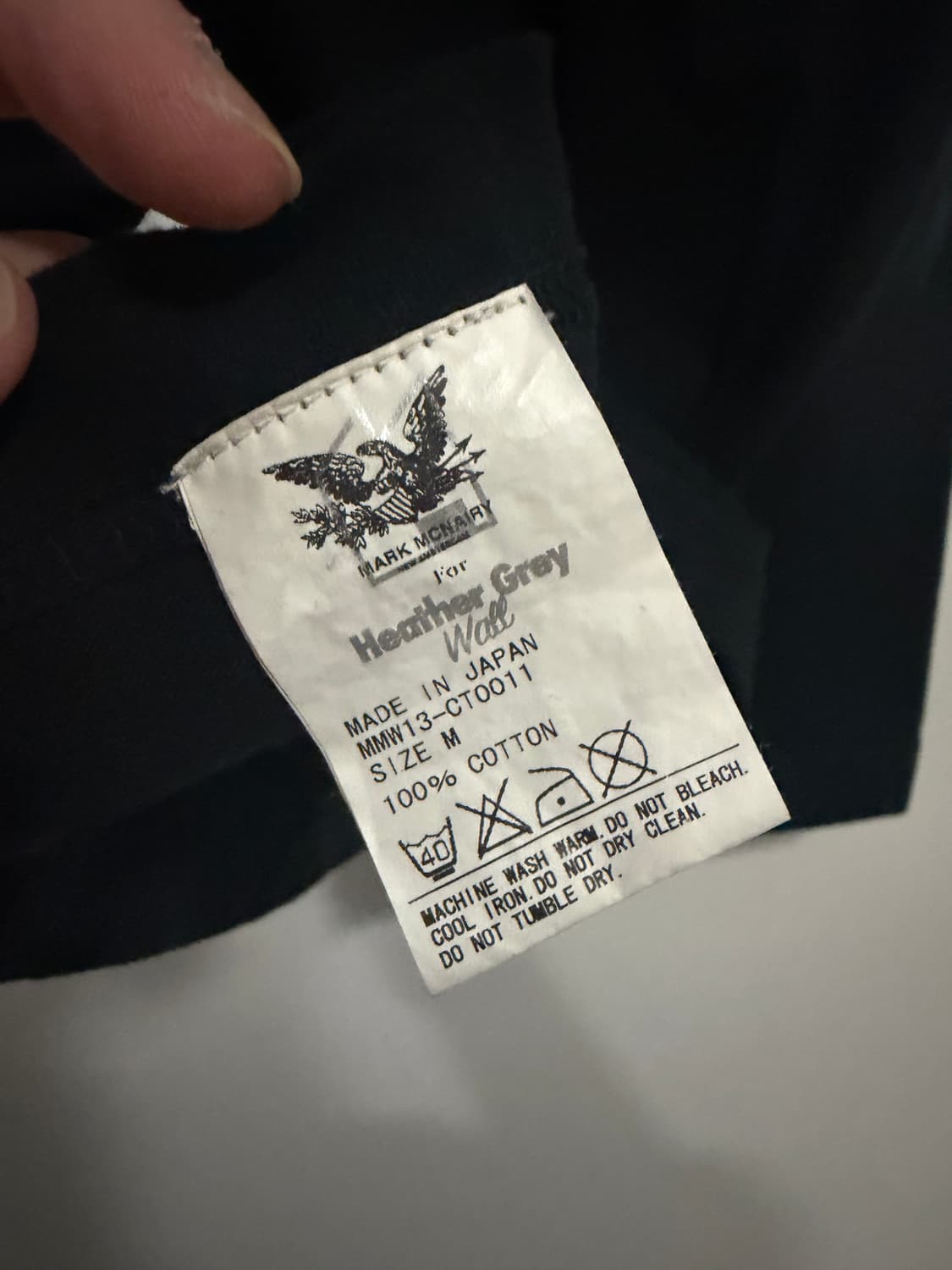 Mark McNairy Heather Grey Wall 카모 티셔츠 상품이미지4