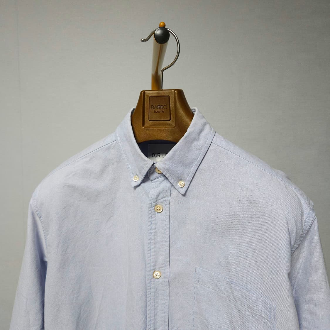 46 ) 아워레가시 옥스퍼드 셔츠 스카이 블루 상품이미지3