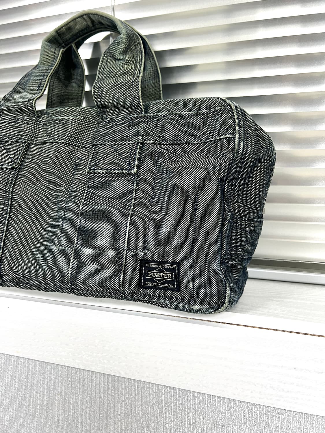 PORTER-DENIM SQUARE TOTE BAG 상품이미지8