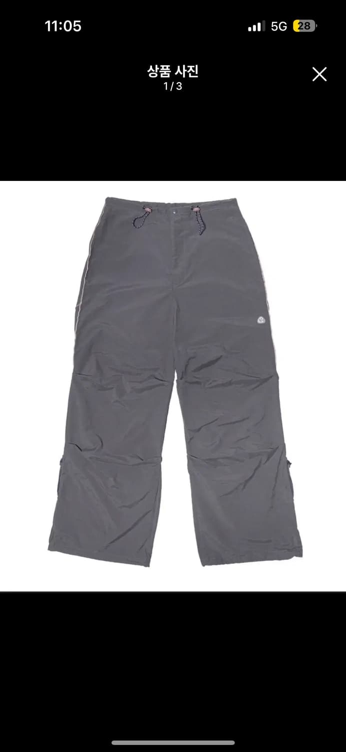 코이세이오 스트랩 팬츠 그레이 1사이즈 상품이미지1