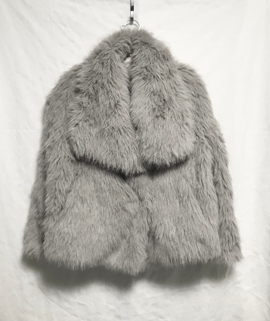 빈티지 갸루 빅 카라 퍼 자켓 코트 상품이미지1