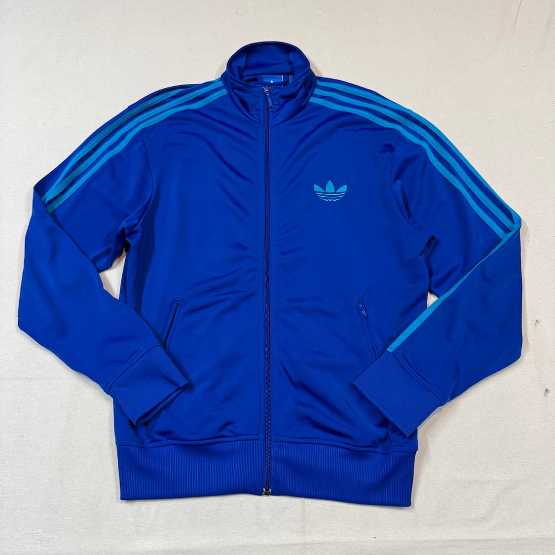 105) 아디다스 파이어버드 삼선 져지 트랙탑 집업 블루 A89 상품이미지1