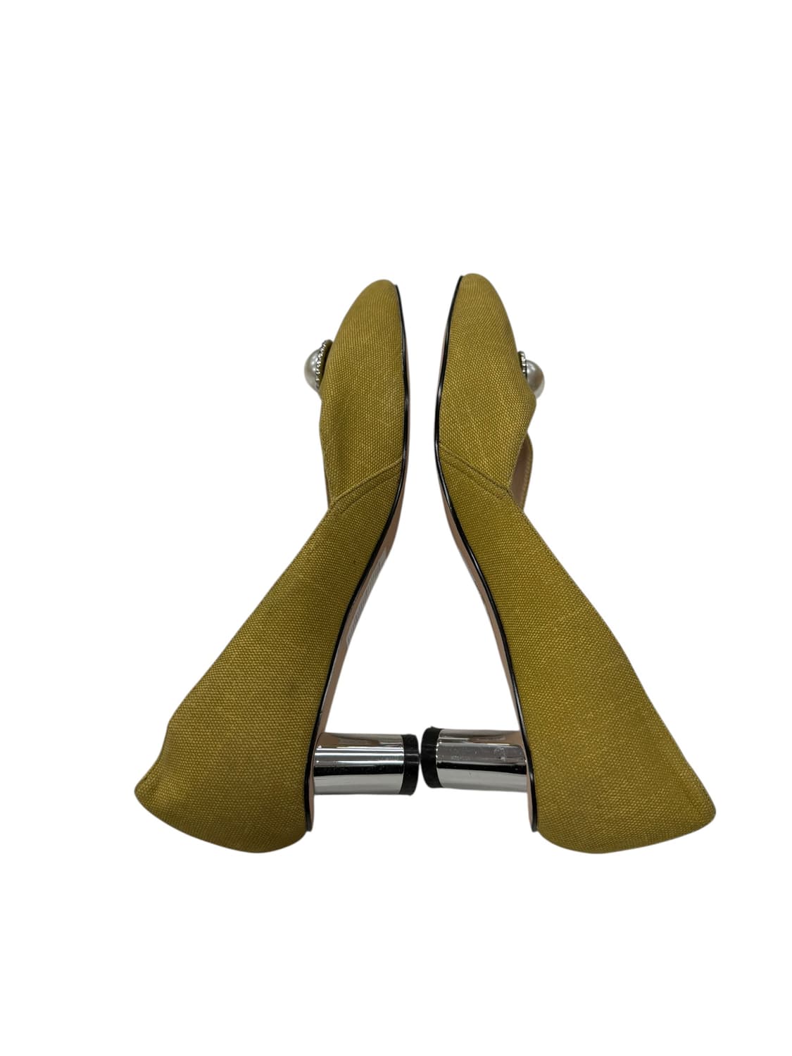 230/ 텍가5만9천 5month 진주 포인트 펌프스 올리브 상품이미지7