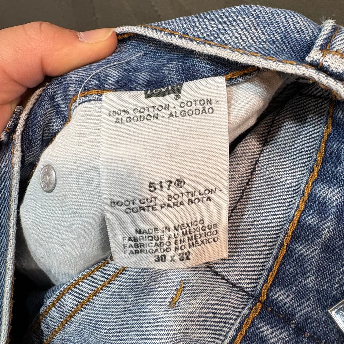 [30X32] LEVI's 리바이스 517 데님 팬츠 상품이미지7