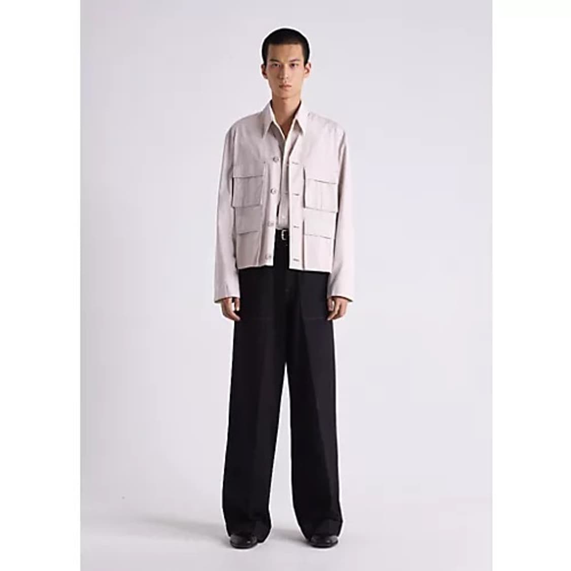 [48] 르메르 브이넥 셔츠 펠리칸 그레이 상품이미지5