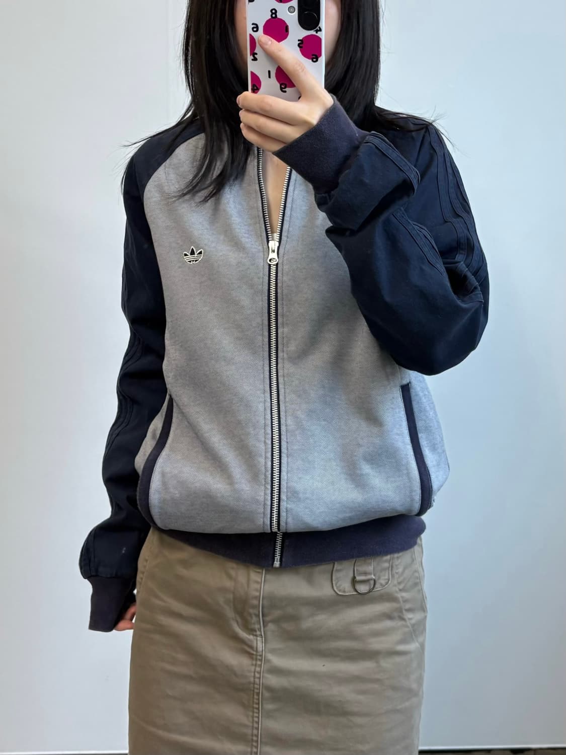 아디다스 배색 바시티 자켓 상품이미지1