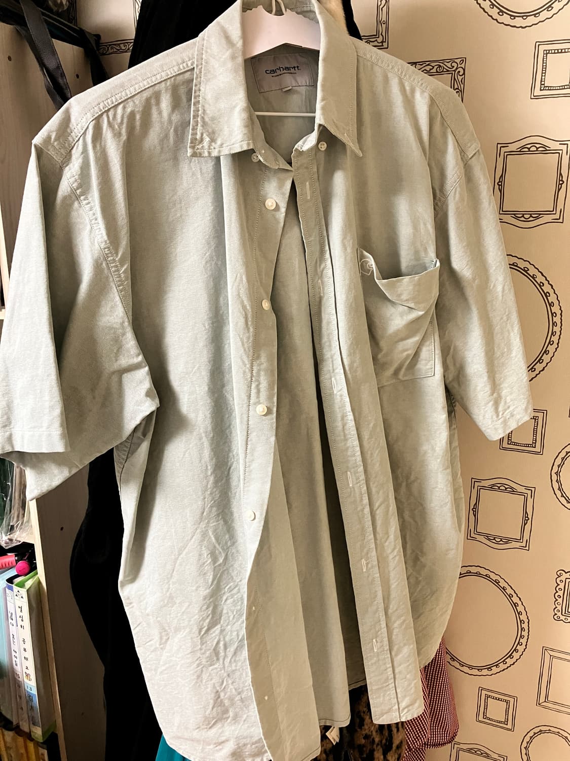 칼하트 wip braxton shirt 브랙스턴 반팔 셔츠 xl 릴리왁스 상품이미지3