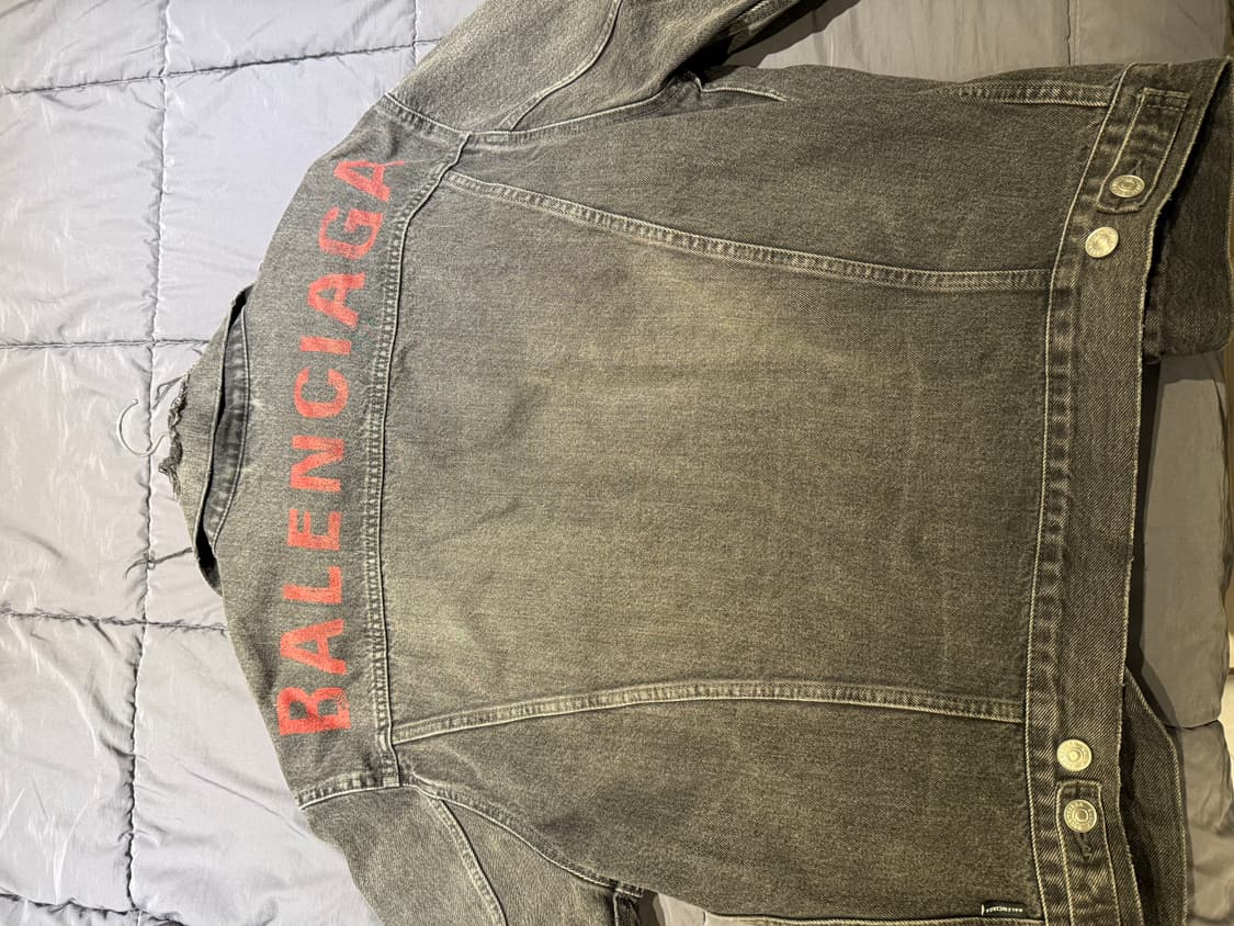 발렌시아가 데님 자켓 38 상품이미지6