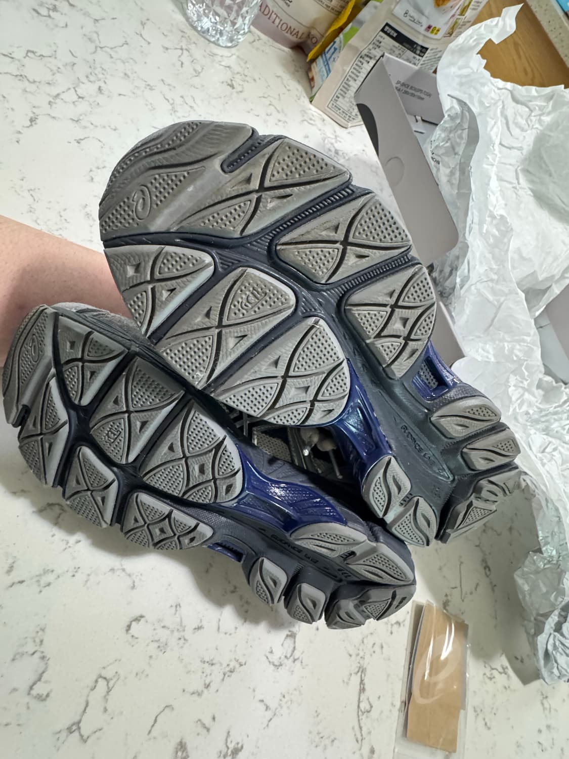 아식스 토가 그레이 230사이즈 팝니다 상품이미지7