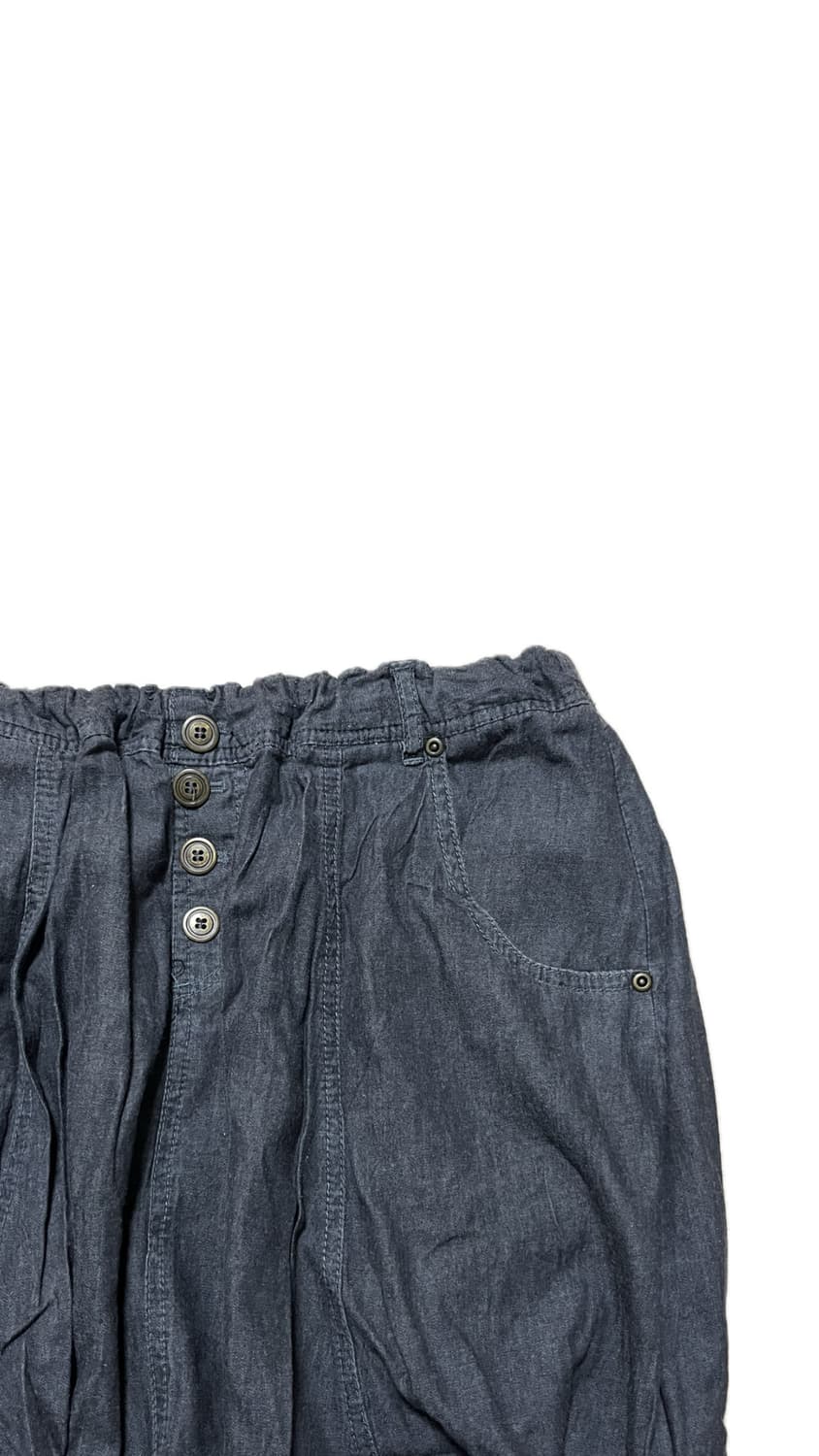 단추 포인트 밴딩 스커트 상품이미지2