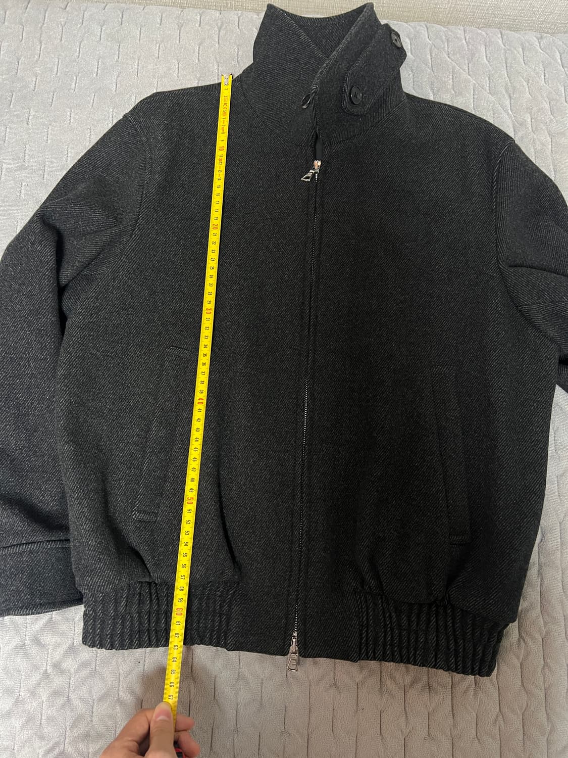 [00] 어나더 오피스 Volume Blouson caviar 상품이미지8