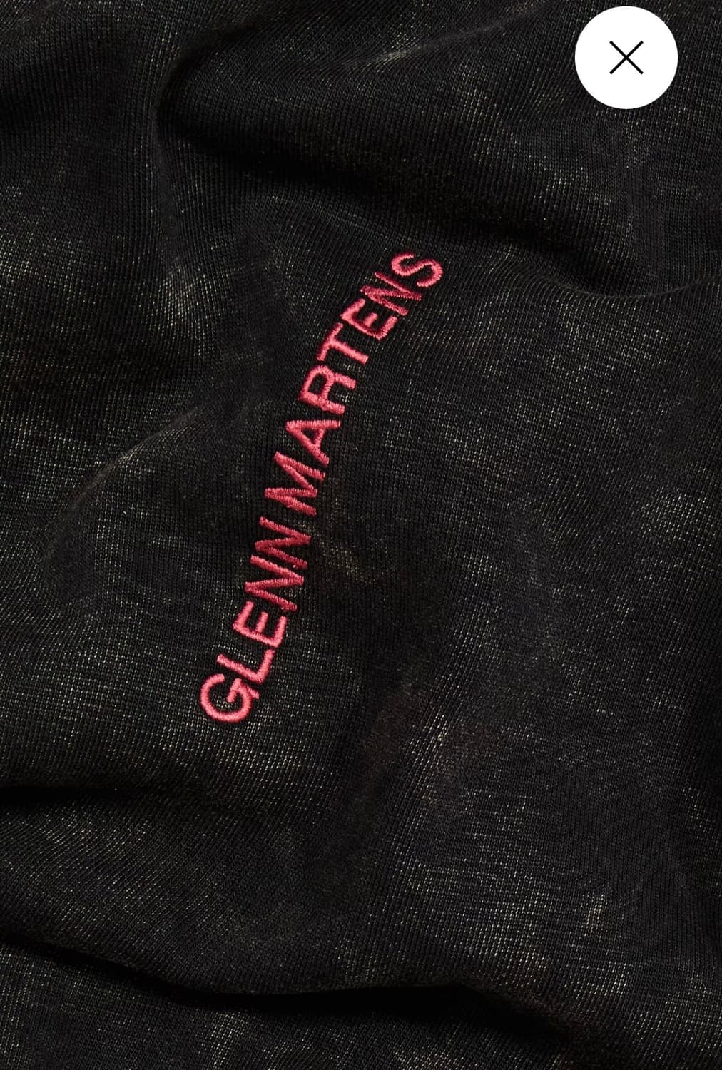 M) 에이치앤엠 x 글렌 마틴스 후드 후드티 다크 브라운 h&m 상품이미지9