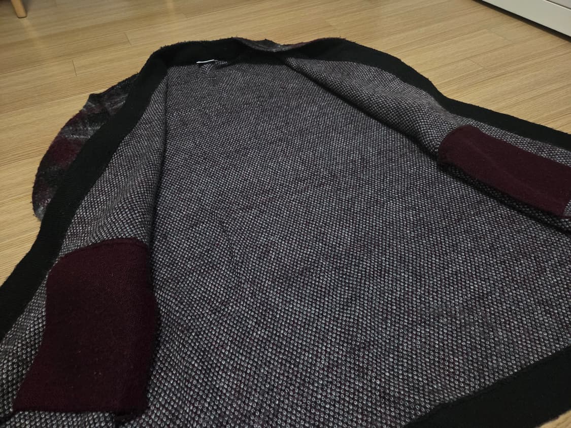 DKNY 모헤어 윈도우 체크 가디건 상품이미지3