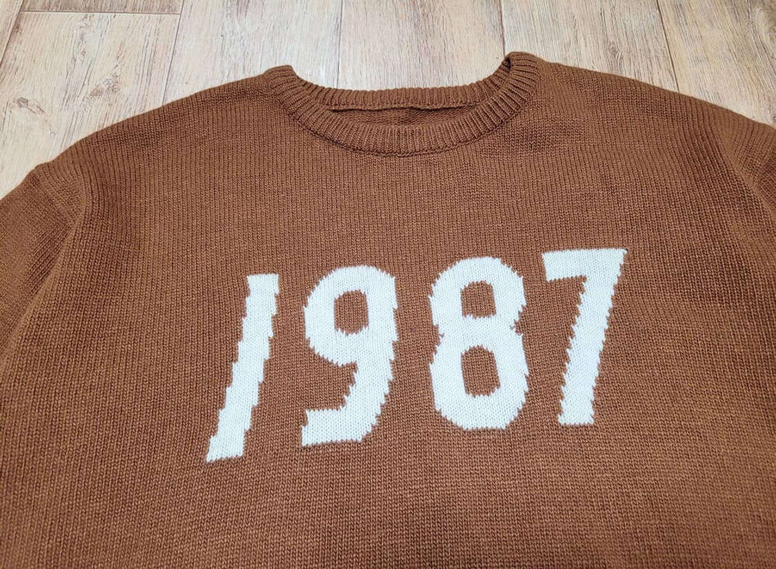 엠엠엘지(Mmlg) 1987 니트 카라멜브라운 프리사이즈 새상품 상품이미지3