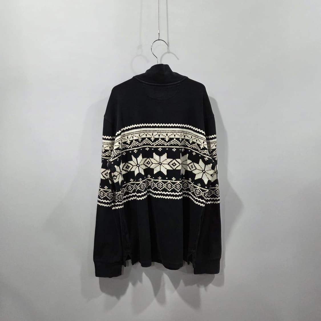 폴로랄프로렌 키즈 노르딕 패턴 프린팅 풀오버 하프집업 롱슬리브 L(14/ 상품이미지5