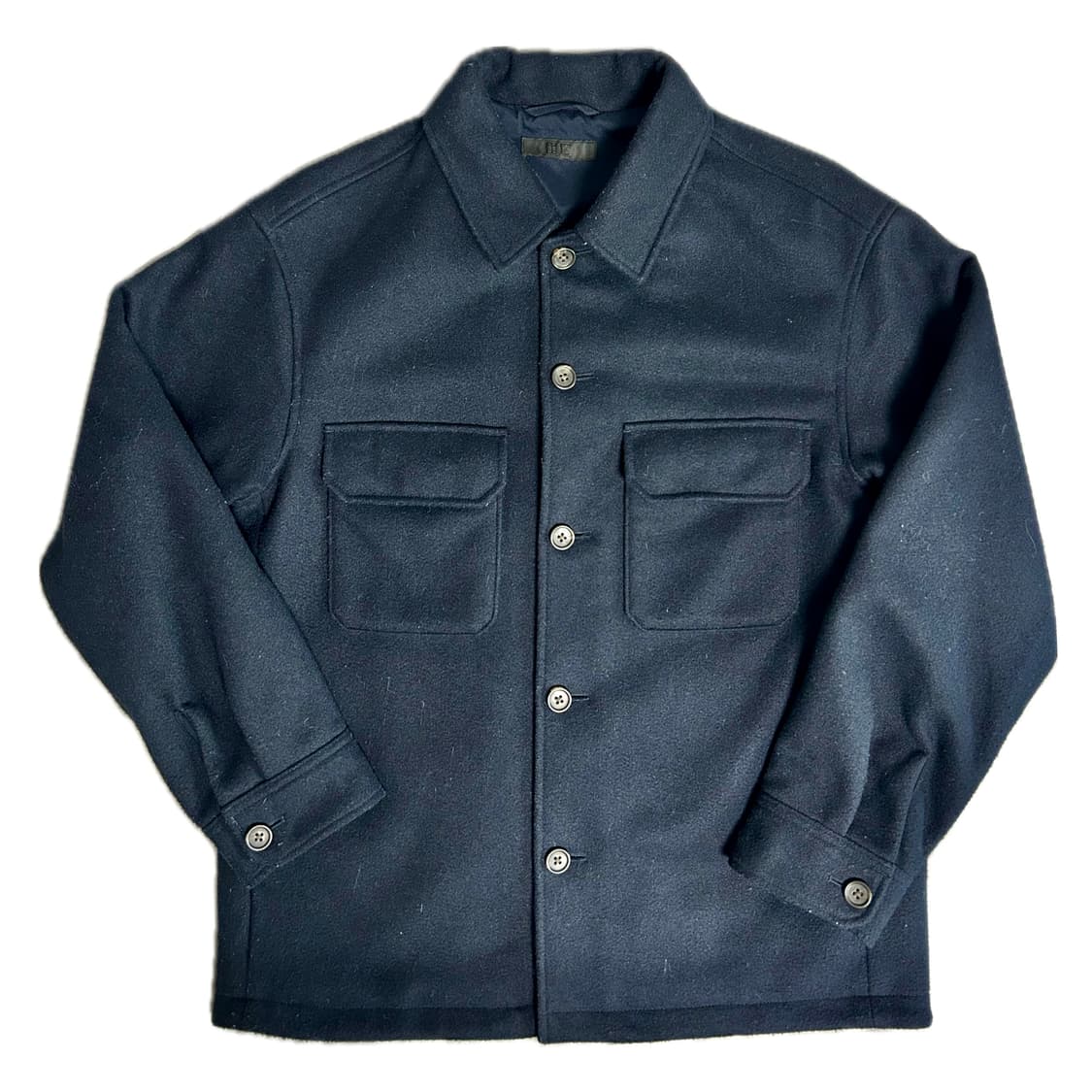 [M] 유니클로 네이비 모직 자켓 일본판 상품이미지1