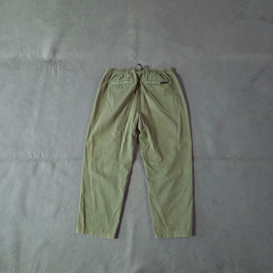 그라미치 루즈 테이퍼드 릿지 팬츠 아시아L 올리브 상품이미지4