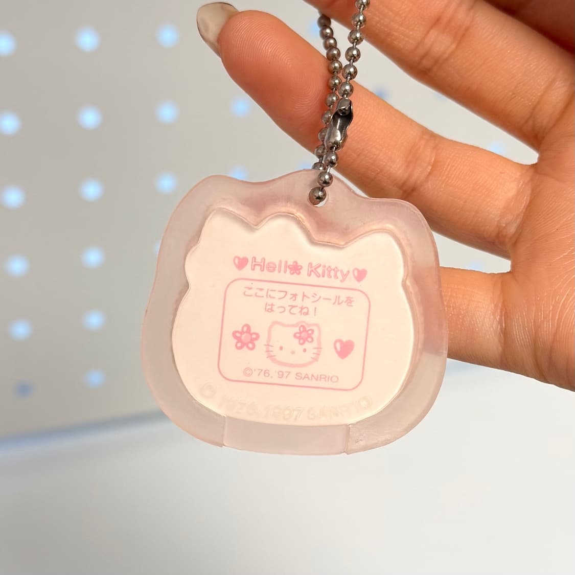 고전 1997 키티 클리어 키링 상품이미지3