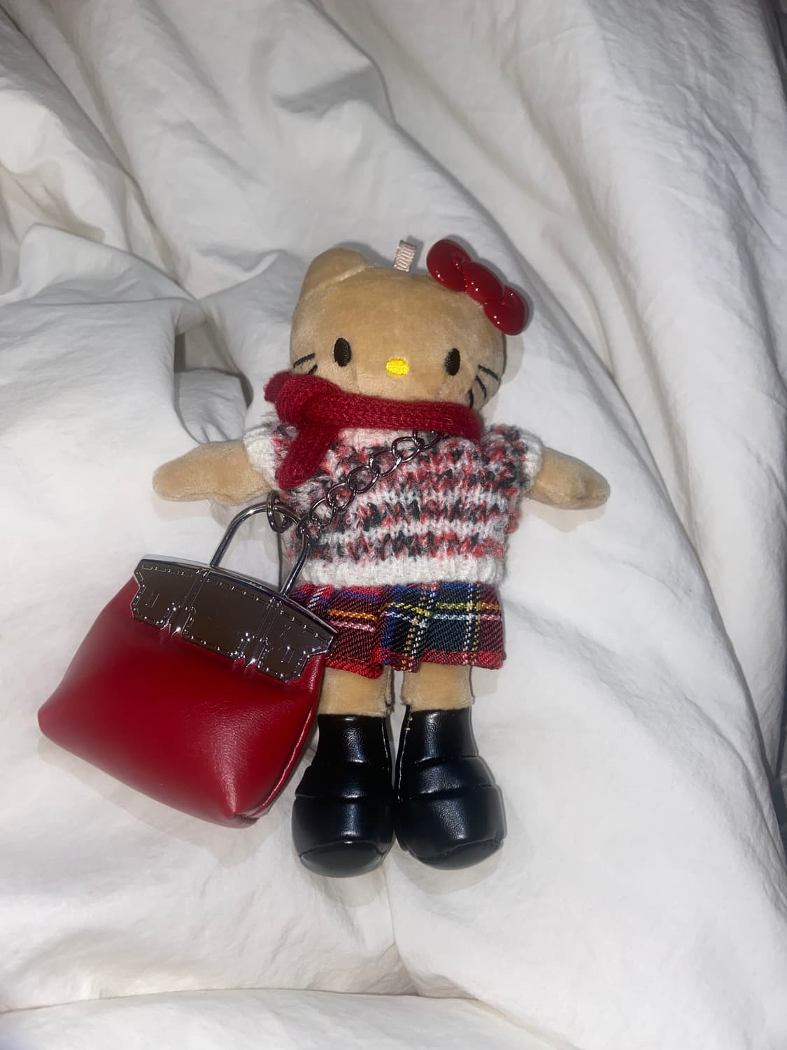 에르메스 키티 태닝 레드 겨울 키링  상품이미지1