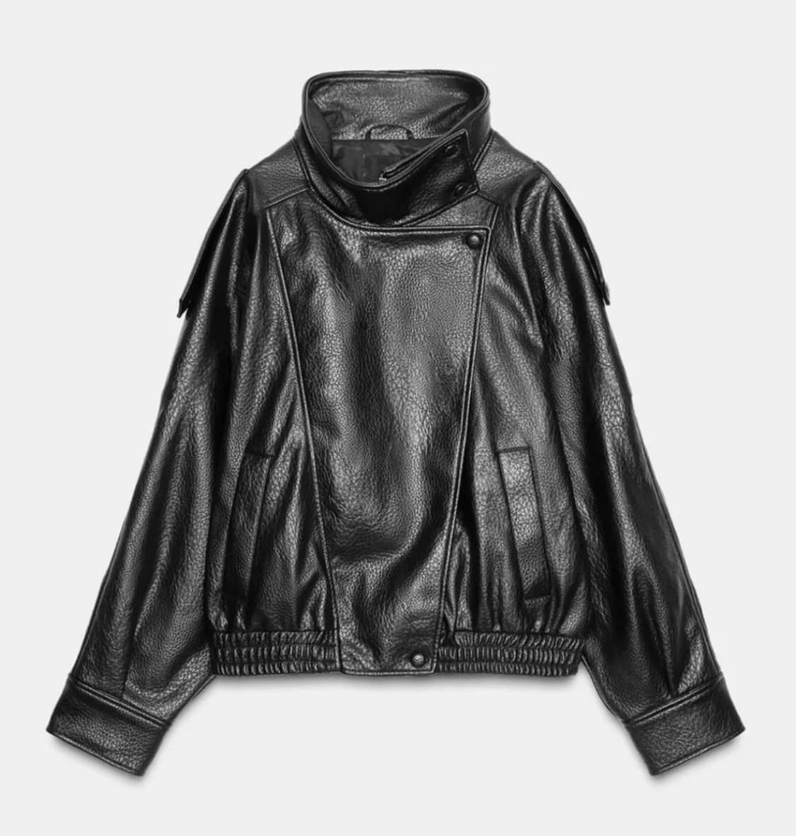 자라 페이크 레더 자켓 S 상품이미지1