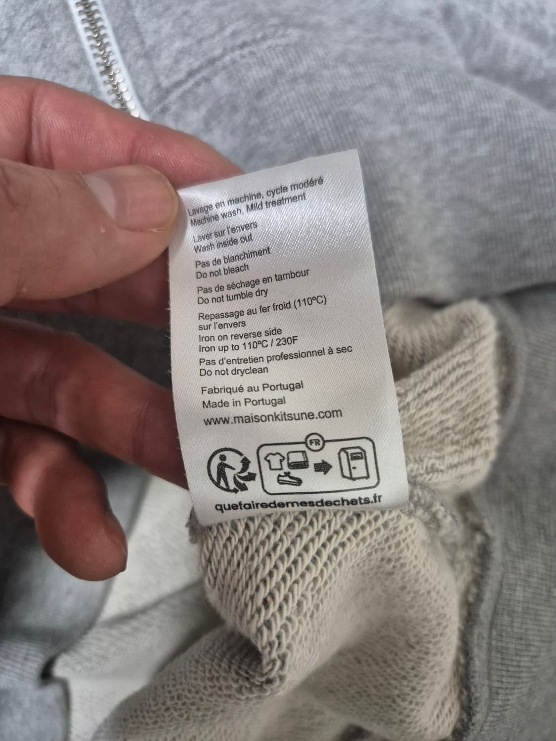 메종키츠네 후드집업 xxl 상품이미지6