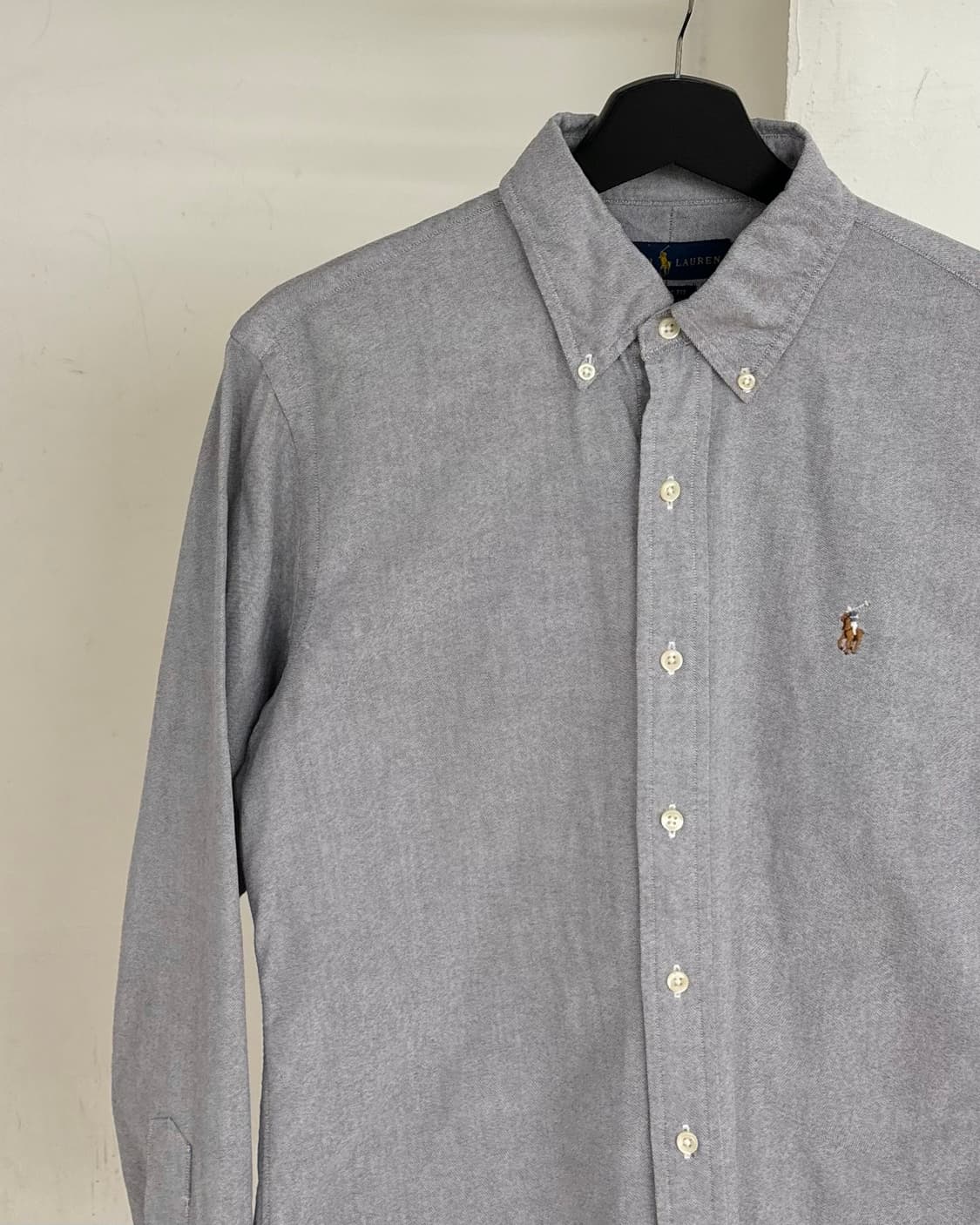 랄프 로렌 그레이 블루 옥스퍼드 셔츠 상품이미지3