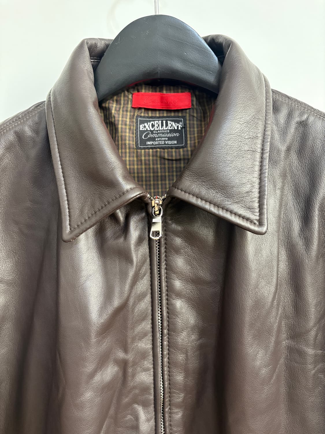 커미션 / Garrison Leather Jacket Brown / S 상품이미지2