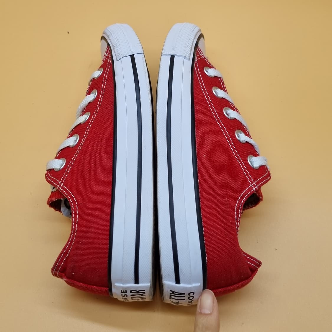 컨버스 올스타 레드 스니커즈 225 상품이미지5